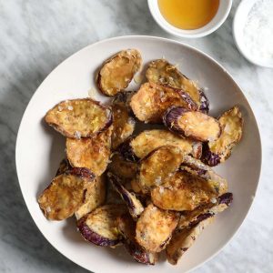 Fried Eggplant with Honey