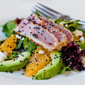 Tuna Belly Orange Salad