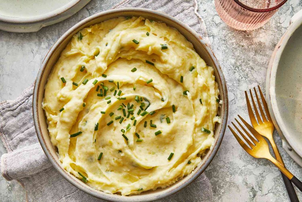 Manchego Cheese Mashed Potatoes