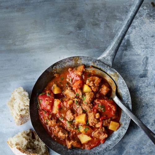 Smoky Lamb and Pepper Stew