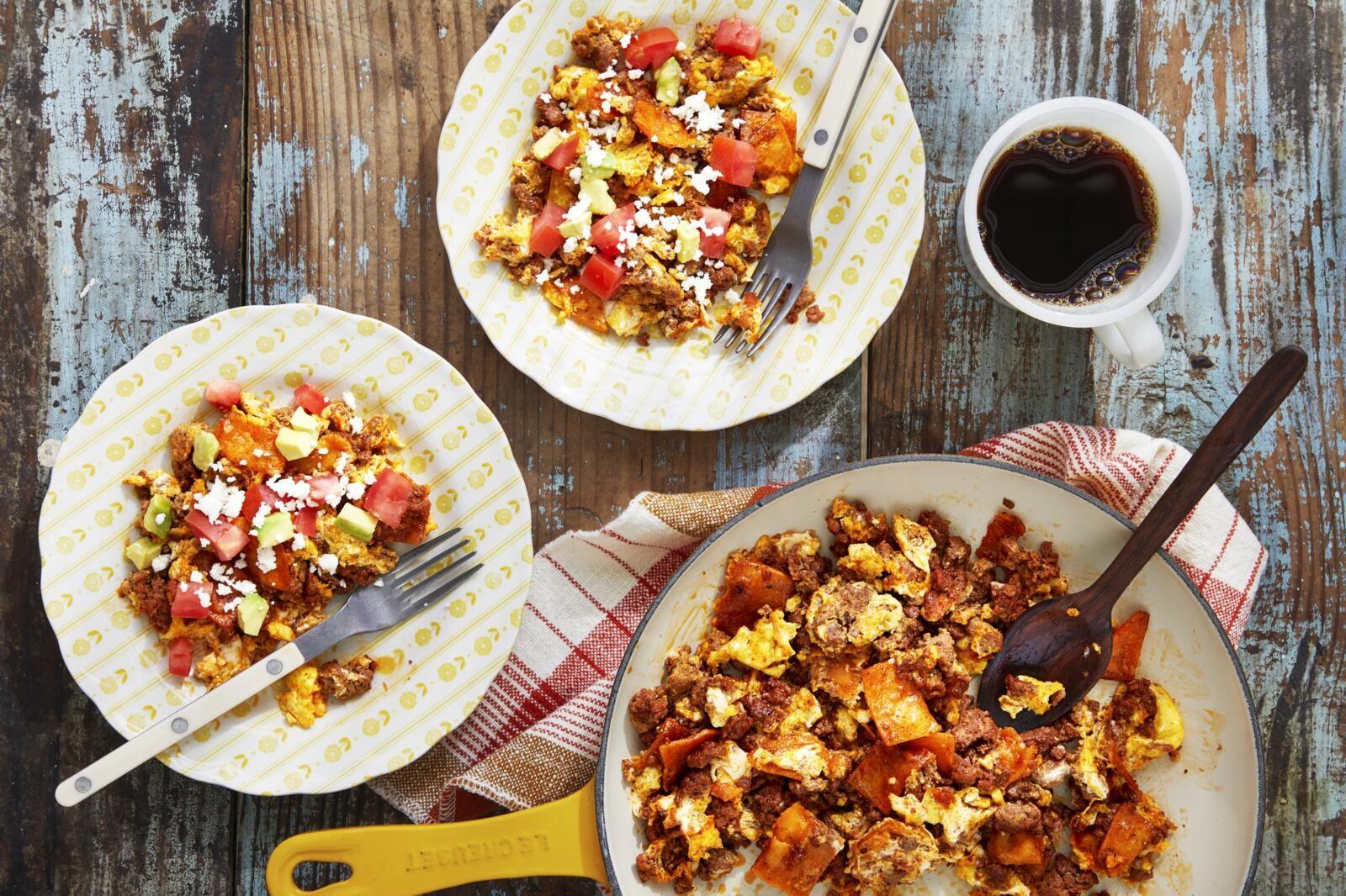 Migas with Chorizo