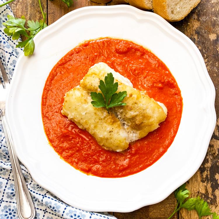 Exquisite Spanish Cod Tomato Stew (Bacalao a la Riojana) Recipe